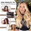 4PCS Clip in Hair Extensions for Women 20 Inch Honey