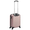 vidaXL Hardcase Trolley with Security Locks, ABS Shell, 360-Degree Castors,