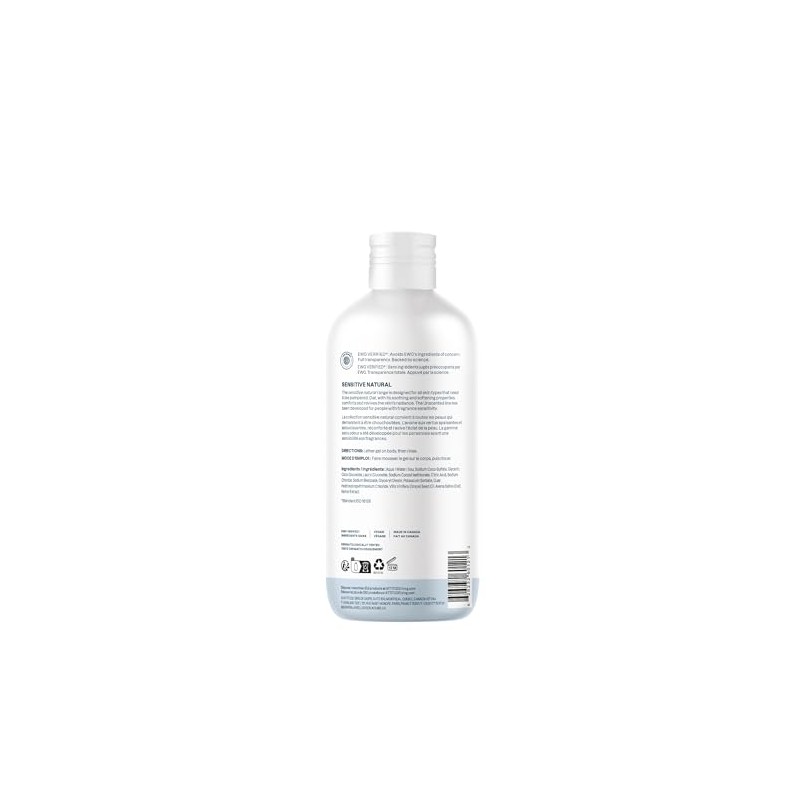 ATTITUDE Sensitive Skin, Hypoallergenic Body Wash, Fragrance-free, 16 Fl. Oz.