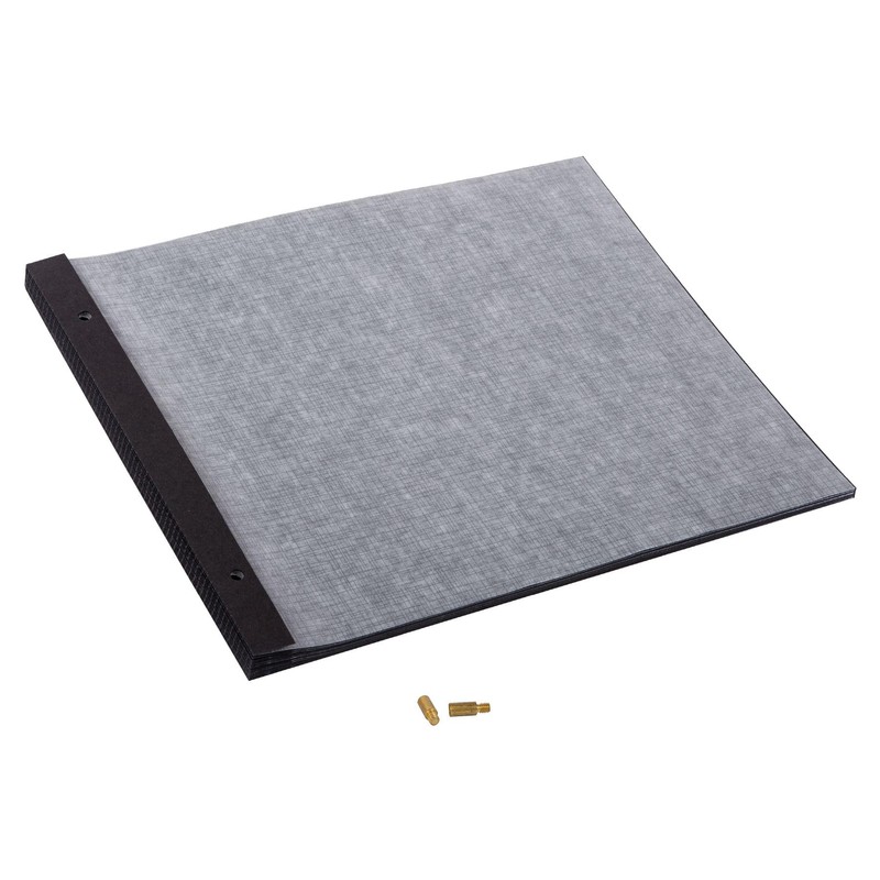 goldbuch 83077 Replacement Pad for Screw Album, 30 Black Pages