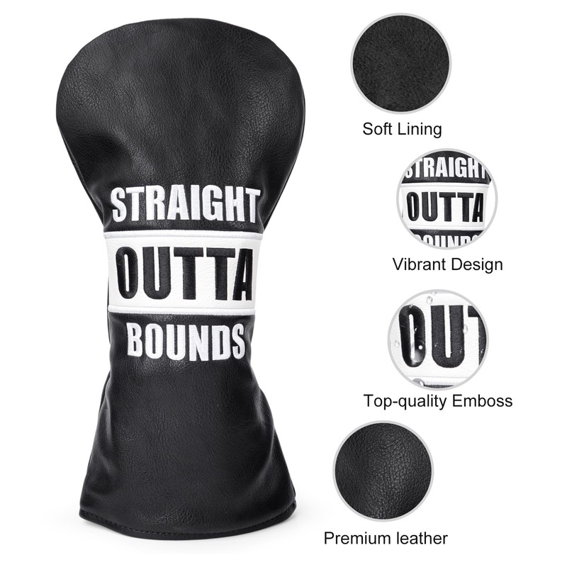 Golf Driver Headcover Funny Golf Club Cover SOB Stylish Protection