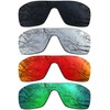 ToughAsNails Set of 4 Polarized Replacement Lenses for Oakley Batwolf