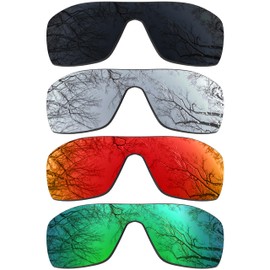 ToughAsNails Set of 4 Polarized Replacement Lenses for Oakley Batwolf OO9101 Pack-BSFE2