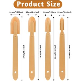 Caulk Caulking Silicone Sealant Finishing Tool Spreader Spatulas Applicator Rubber Tools 4 Size Set