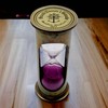 Meridian Nauticals- Vintage Solid Brass sand timer brown antique finish
