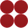 MEAJOO 4PCS Car Cup Holder Coaster, Non-Slip Cup Holders Embedded