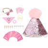 Dog Birthday Scarf Hat Adjustable Soft Comfortable Durable Birthday Supplies