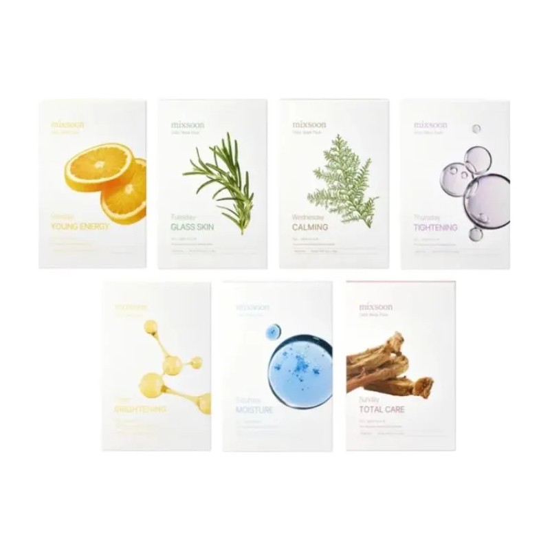 Mascarilla Mixsoon Facial Daily Diferentes