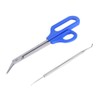 Toenail Scissors with Long Handle, Stainless Steel Pedicure Nail Tool