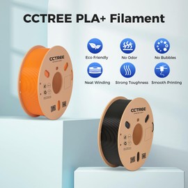 3D Printer Filament, Black PLA 3D Printing Filament 1.75mm, Dimensional Accuracy +/- 0.02mm, 1kg Spool(2.2lbs) Fits Most FDM 3D Printers