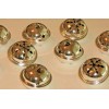 Unbranded Silver Jingle Bells Sleigh Bells Ringing Large 1 3/4"
