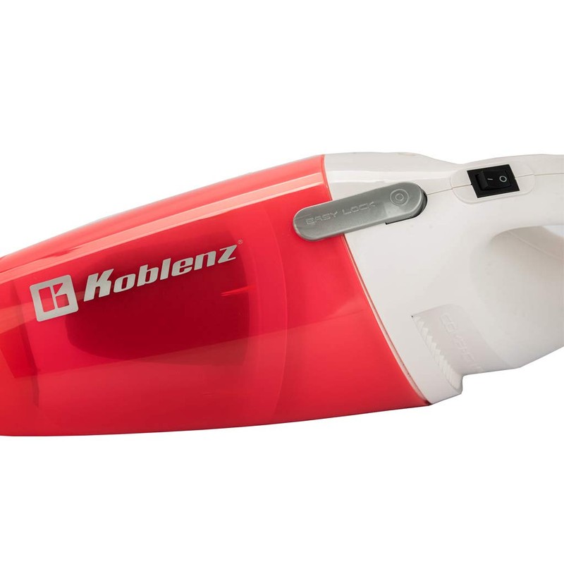 Koblenz Corded 120-Volt Hand Vac, White/Pink