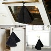Hipruict Hanging Hand Towels with Loops, 4 Pcs Hand Towels