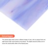 sourcing map Stained Glass Sheet Mosaic Tile 5.9 Inch x