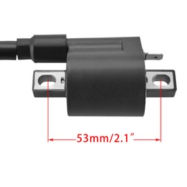 WOOSTAR 90° Ignition Coil Replacement for Polaris 90 PW50 1983-2003 KX60 2001-2005 KX65 1983-2000 KX80 Big Wheel 2001-2006 KX85 1983-2007 KX125 1983-2006 KDX200 ATV Dirt Bike Go Kart