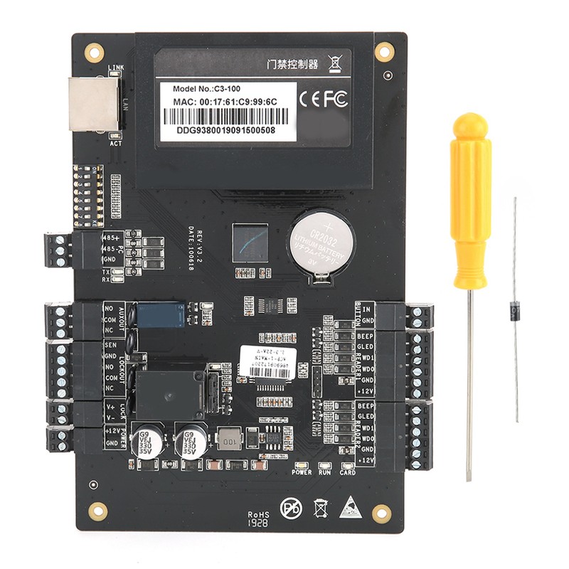 TCP / IP Single Door Controller Wiegand26 Reader Access Control