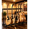 5 Multi Guitar Stand Rack with Folding Design,Black Guitar Holder