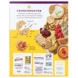 Crunchmaster CRACKER No Hydrogenated Fats No High Fructose Corn Syrup 3.54 Ounce Pack