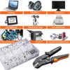 Preciva Crimping Tool Kit, 1350PCS JST-XH Conectors Kit, AWG28-18（0.08-1mm² Ratcheting