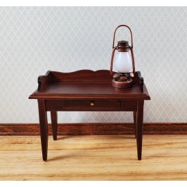 Minimum World Dollhouse Oil Lantern Lamp Battery Operated Bronze Miniature 1:6 or 1:12 LARGE