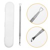 PACKOVE 1 Set Stainless Steel Cuticle Pusher Tool Nail Cleaner