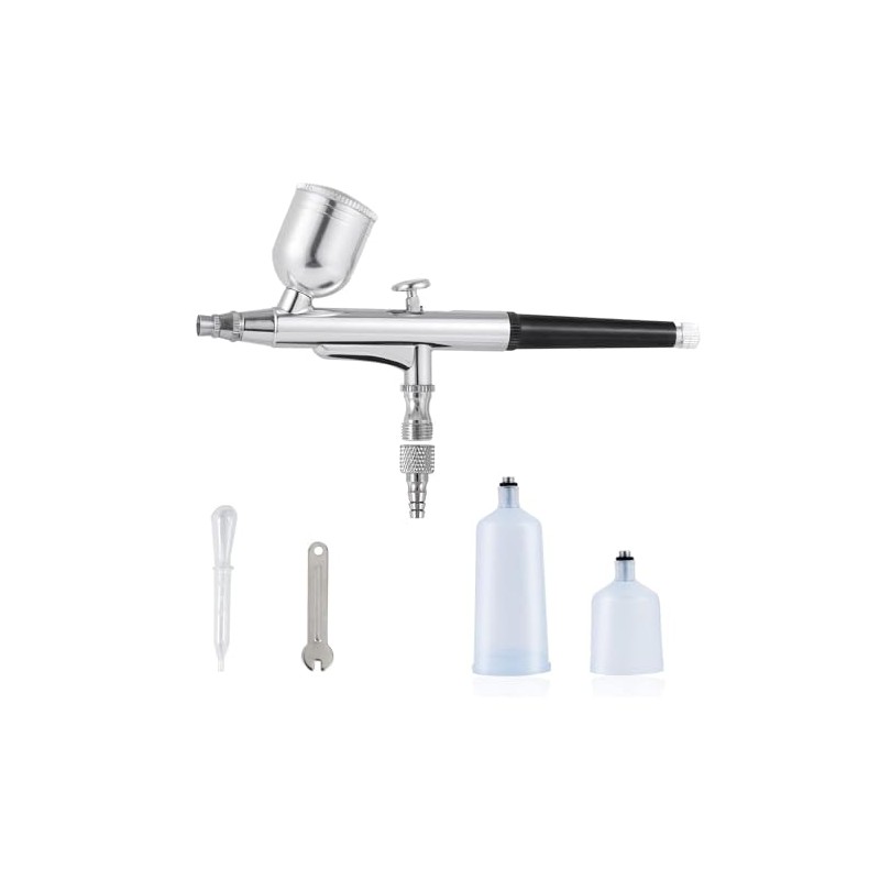 imyyds Airbrush Gun Only, 0.3mm Copper Airbrush Kit Dual-Action Gravity