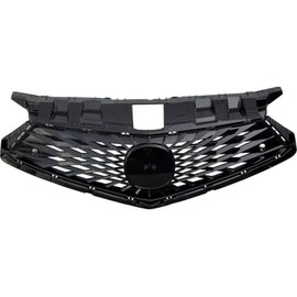 Front Bumper Upper Grille Grill Black Trim Centre Compatible with 2023-2024 Acura Integra Front Grill Guard Replacement Part