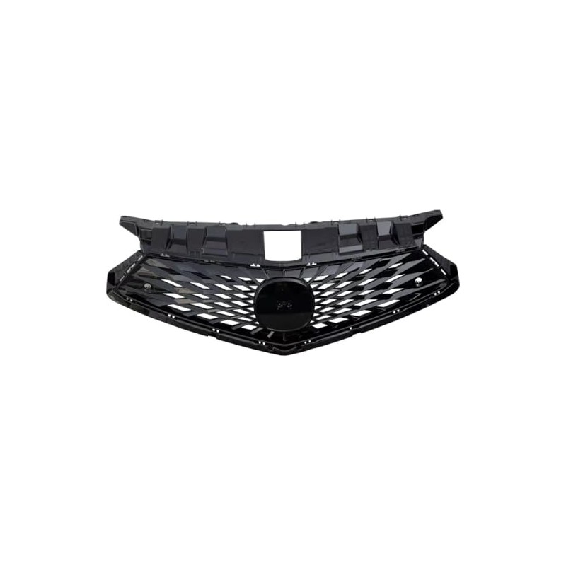 Front Bumper Upper Grille Grill Black Trim Centre Compatible with