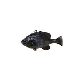 Savage Gear 3D Pulse Tail Bluegill Line Thru 5 1/2" | Freshwater Swimbait Lure for Bass | Ultra Sharp Treble Hook and Line Thru System | Built in Rattle | Slow & Moderate Sink
