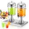 Drink Dispensers for Parties, 4.4 Gallon Beverage Dispenser with Stand