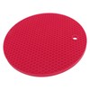 5PCS Silicone Trivet Mats Round Multipurpose Heat Resistant Non Slip