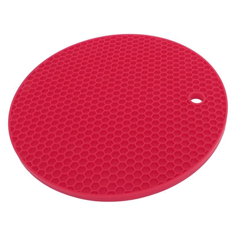 5PCS Silicone Trivet Mats Round Multipurpose Heat Resistant Non Slip