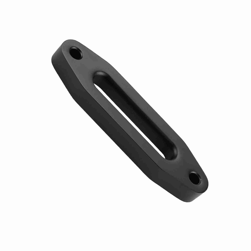 6inch Black Aluminum Hawse Fairlead for Synthetic Winch Rope Cable