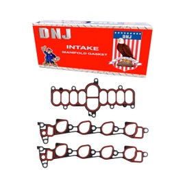 DNJ IG4160 Intake Gasket for 1997-1999 / Ford, Lincoln/E-150 Econoline, E-350 Econoline, Expedition, F-150, F-250, F-350 Super Duty, Navigator / 4.6L, 5.4L / SOHC / V8 / 16V / VIN 6, VIN L, VIN W