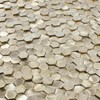 McAllen Gold Aluminium Metal Mosaic Tiles