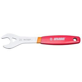 Unior 15mm Cone Wrench, Red/Orange