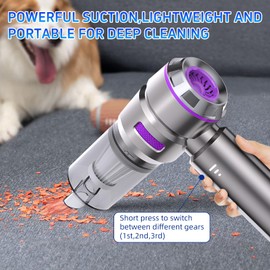 Higoom Higoom 4 in 1 Cordless Handheld Vacuum Cleaner,Car Vacuum Cleaner,22000PA Strong Suction Mini Vacuum,Dust Blower,Can be Used for Home,Car