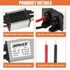 JAMHER 2Pack 12V to 6V DC Buck Converter Waterproof DC