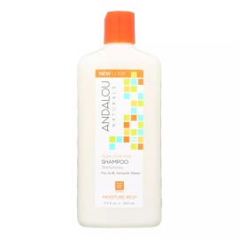 Andalou Naturals Shampoo Moisture Argan Sweet Orange 11.5oz (Pack of 3)