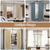 Bonpally Room Divider Curtain Rod, No Drilling Tension Rod for