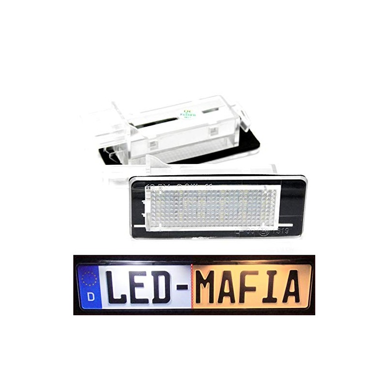 LED Number Plate Lighting Module E-Mark Plug & Play Xenon