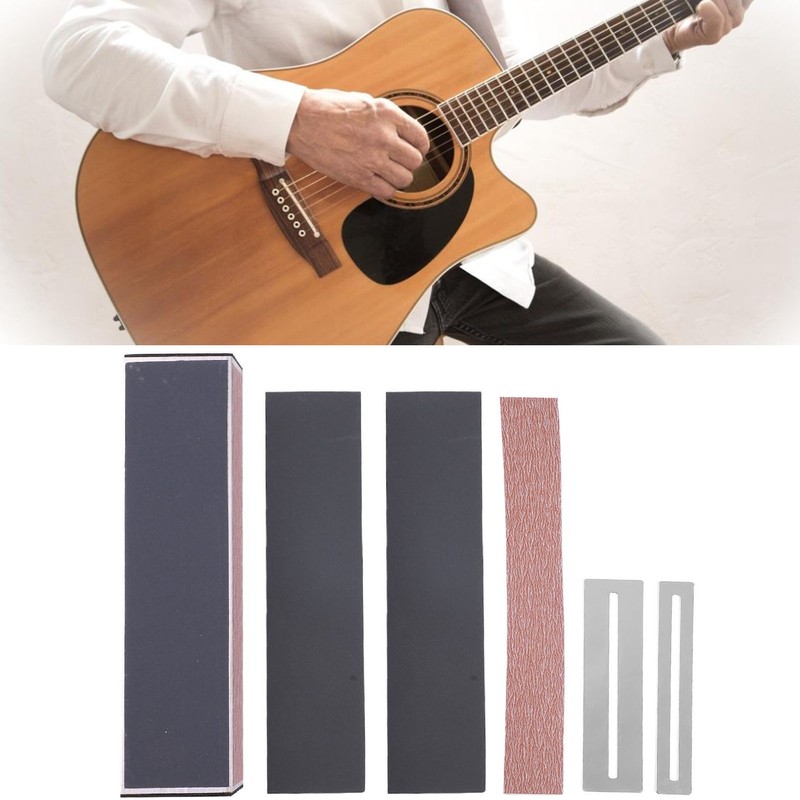 Guitar Fret Leveling File Acoustic String Sanding Beam Sandpaper DIY