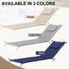 Crestlive Products Outdoor Chaise Lounge Cushion Set of 2, Outdoor