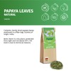 Papaya Leaves and Papaya Stems Air Dried and Cut Without