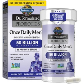 GardenofIife Men Digestive, 30 Count, High Potency for Promoting Bowel Movements and Cleansing the Intestines