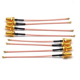 CORONIR 8PCS 20CM IPX/UFL to RP-SMA Female Extension Cord Antenna WiFi Pigtail Cable IPEX U.FL IPX Connector to RP-SMA Female Jack Plug RG178 Coax Jumper Cable