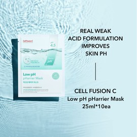 Cell Fusion C Low pH pHarrier Mask*10sheets | Intensive weak acid care for all skin types, Korean Face Mask