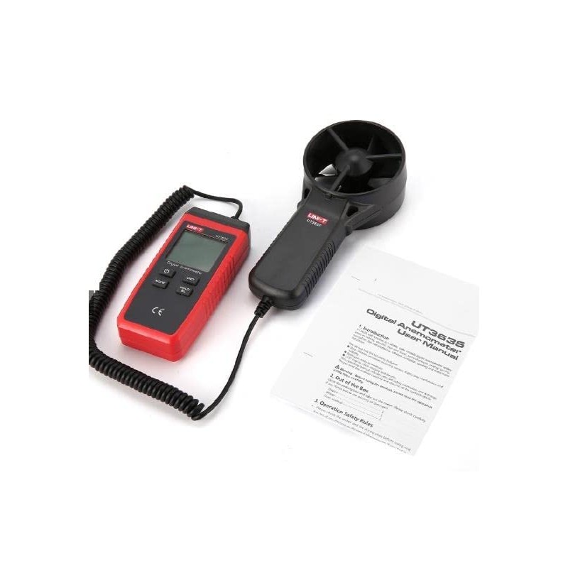 UNI-T UT363S Digital Anemometer 0.4m/s-30m/s -10°C - 50°C / 14°F