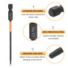 sourcing map T7 Torx Head Screwdriver Bit 4" (100mm) Long