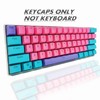 Guffercty kred GTSP PBT Backlit Keycaps 60 Percent with 6.25U